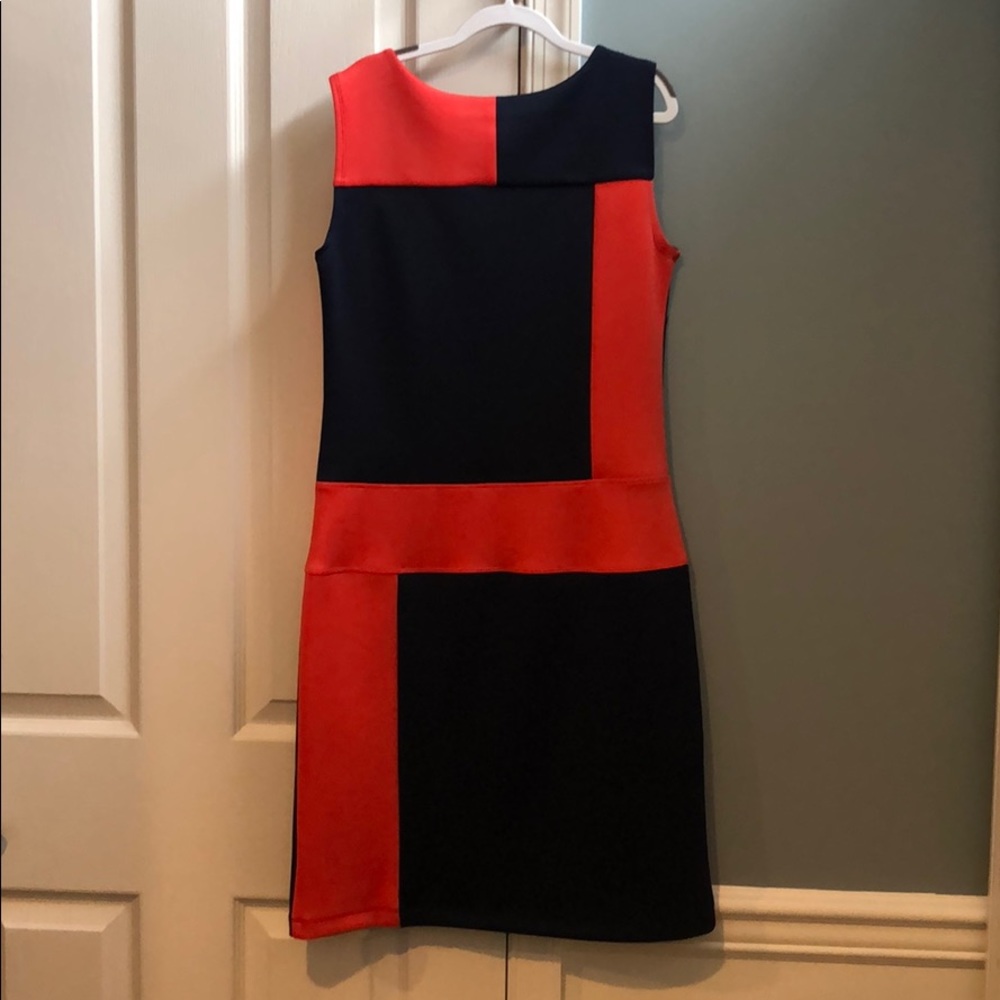 ❣️NWT SZ4 CORAL/NAVY DRESS❣️